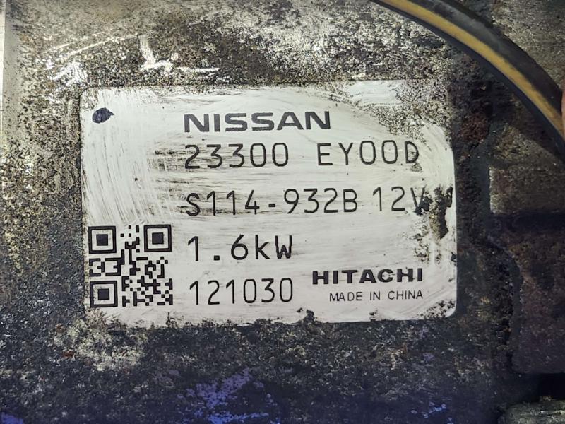 2013 Infiniti FX35 Starter Motor