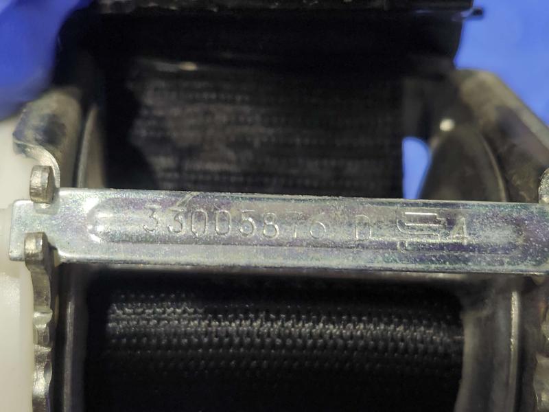 2017 BMW X1 Rear Seat Belt