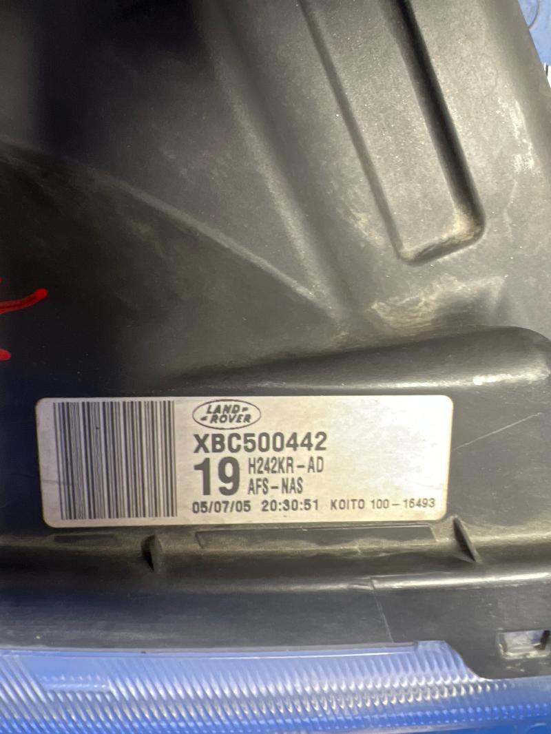 2006 Land Rover LR3 Headlamp Assembly