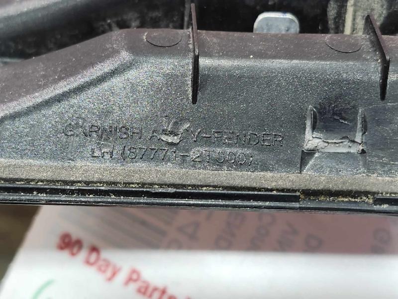2013 Kia Optima Fender Moulding