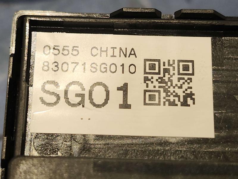 2015 Subaru Forester Door Switch Front