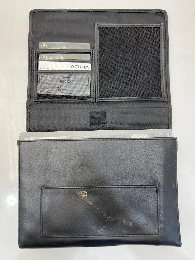 2009 Acura TSX Owners Manual with Leather Case OEM