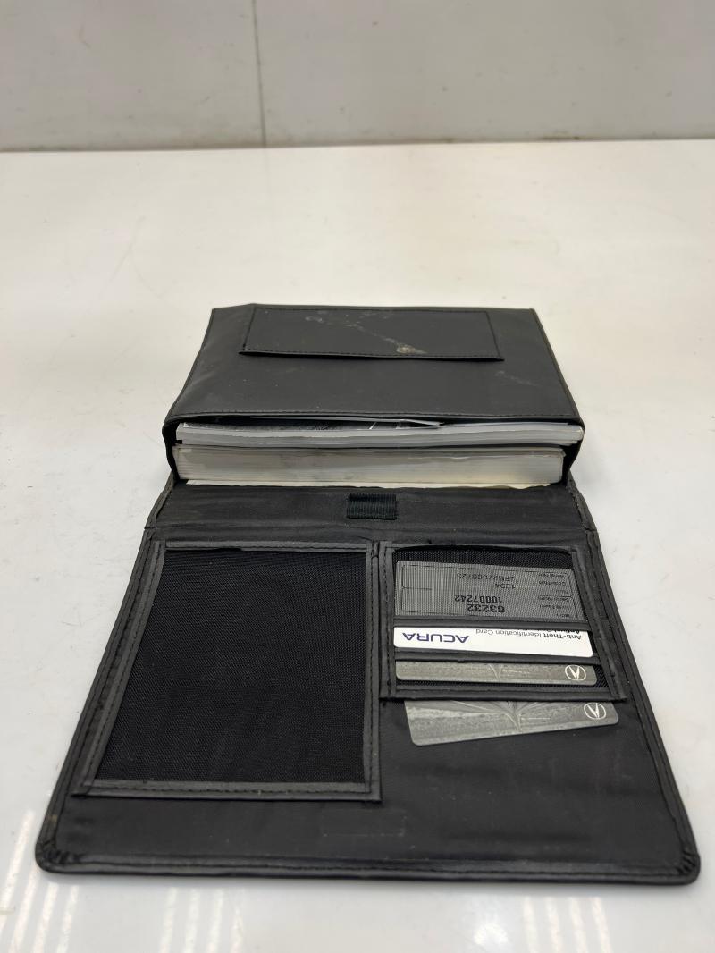 2009 Acura TSX Owners Manual with Leather Case OEM