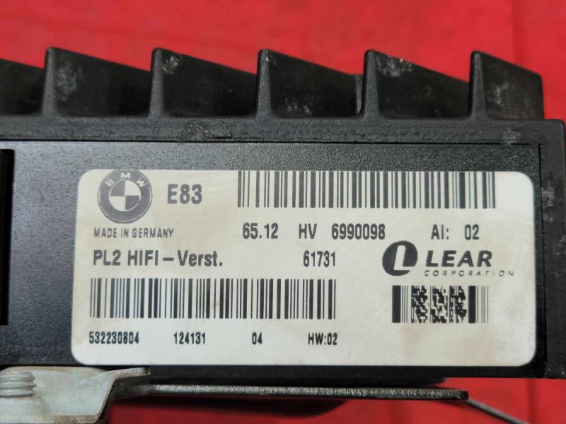 2004-2010 BMW X3 E83 Radio Amplifier HiFi System Genuine OEM 65126990098