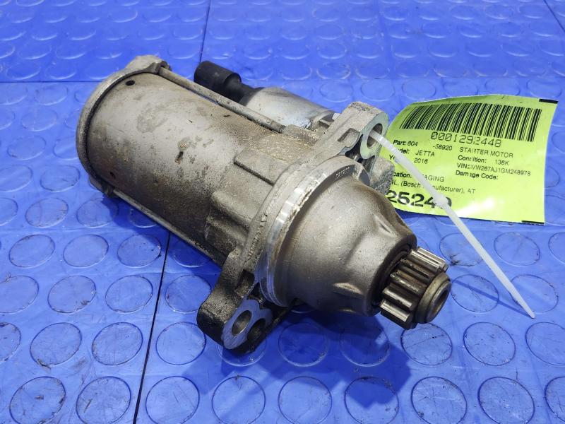 2016 Volkswagen Jetta Starter Motor