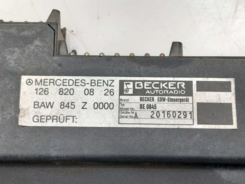 1986-1991 Mercedes W126 Anti Theft Alarm Control Relay Module 1268200826 OEM
