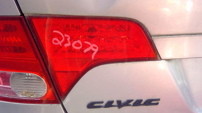 2006 - 2011 Honda Civic Sedan Tail Light LH Driver Side Inner Lid Mounted OEM 34156SNAA01