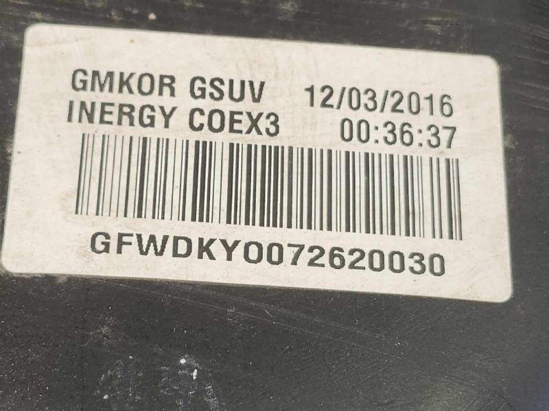 2016 Chevrolet Trax Fuel Tank Assembly