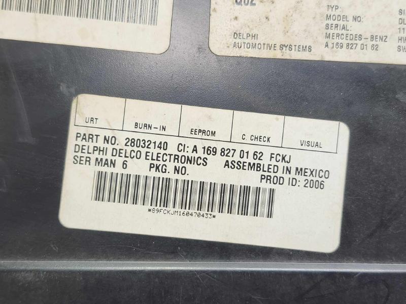 2006-2007 Mercedes Benz Satellite Radio Receiver Tuner Module OEM 1698270162