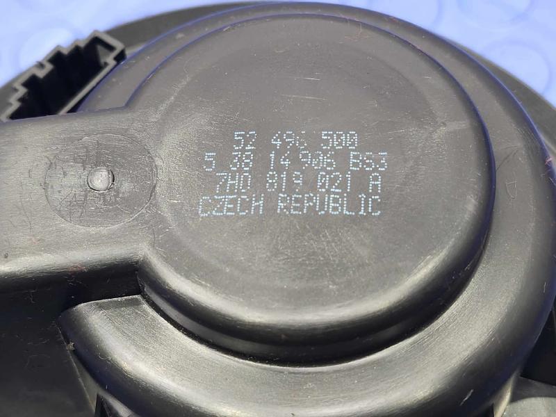 2007-2015 Audi Q7 Rear Heater AC Blower Motor Assembly Genuine OEM 7H0819021A