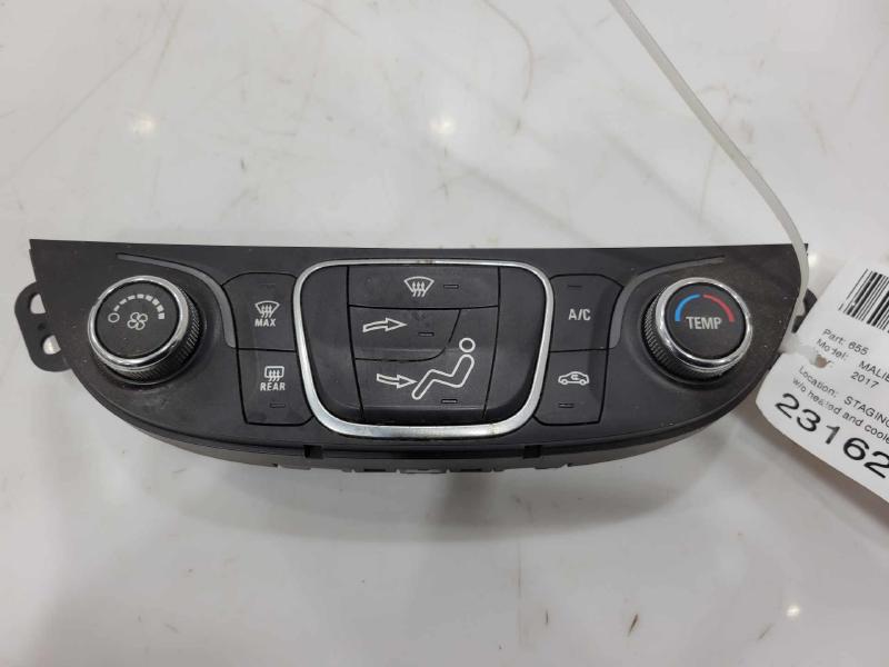 2017 Chevrolet Malibu Heater A/C Control