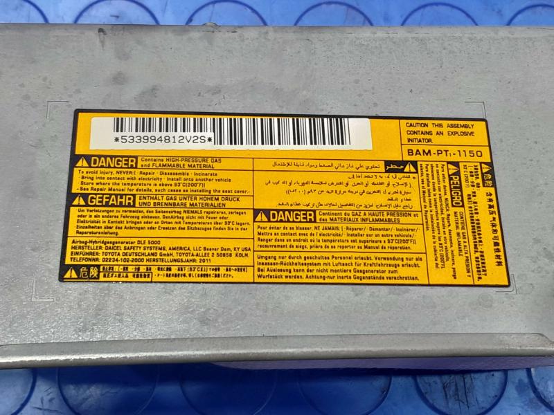 2012 Toyota Camry Air Bag