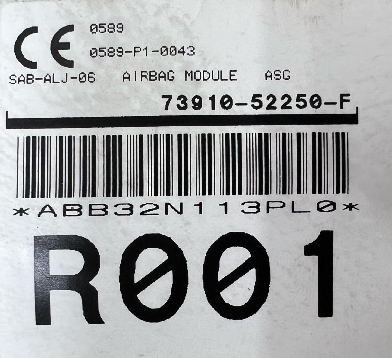 2013 Toyota Prius Air Bag