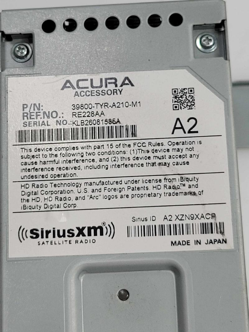 2020 Acura MDX Audio & Visual Equip.(Radio)