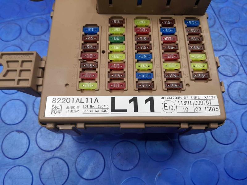 2016 Subaru Legacy Cabin Fuse Box