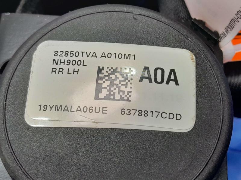 2020 Honda Accord Rear Seat Belt