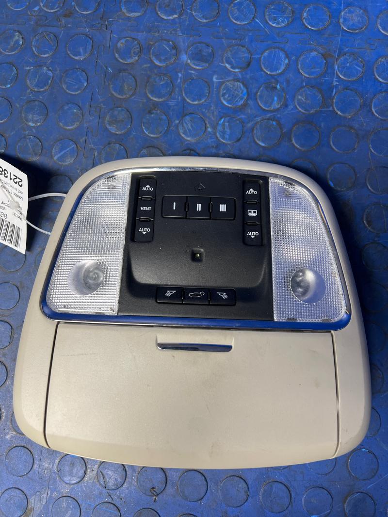 2011 - 2015 Jeep Grand Cherokee Roof Console w/ Sunroof Homelink Gray OEM 1UC631DAAC