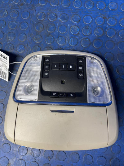 2011 - 2015 Jeep Grand Cherokee Roof Console w/ Sunroof Homelink Gray OEM 1UC631DAAC