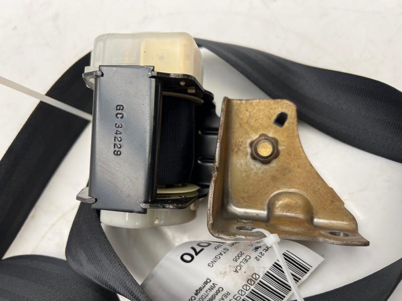 2005 Toyota Celica Rear Seat Belt