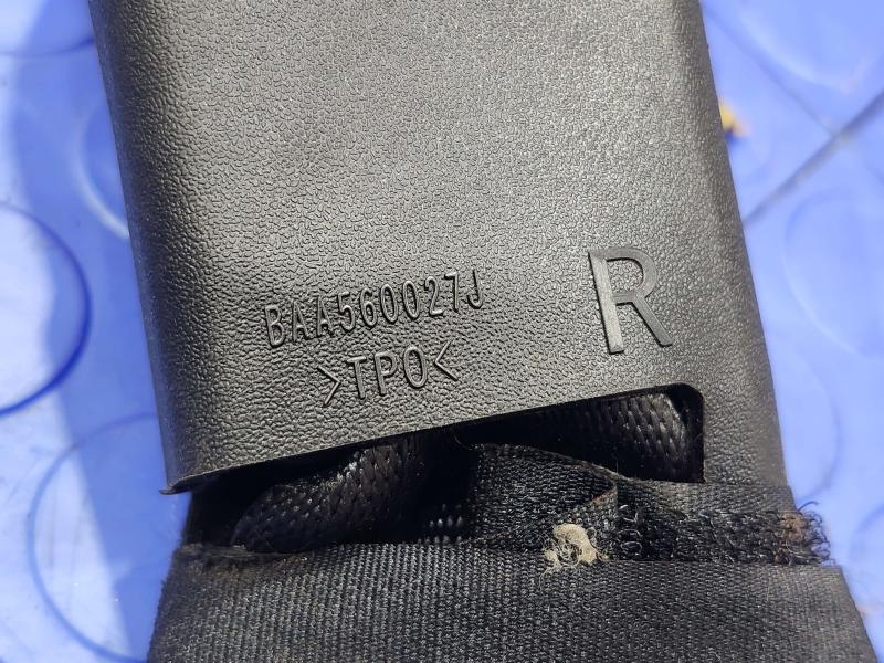 2009 Subaru Forester Rear Seat Belt