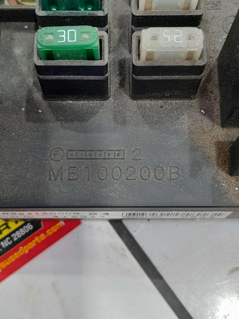 2005 Subaru Legacy Engine Fuse Box