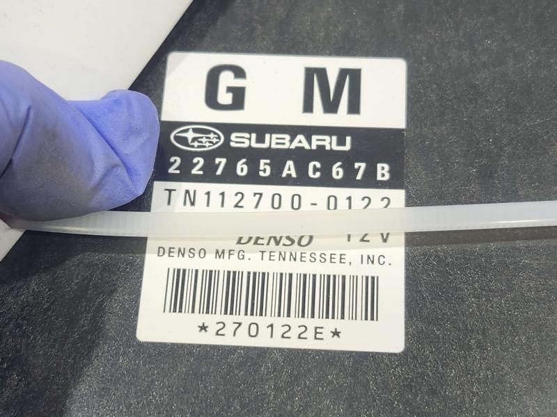 2012 Subaru Legacy Outback 2.5L NON Turbo Electronic Control Module ECU ECM PCM OEM 22765AC67B