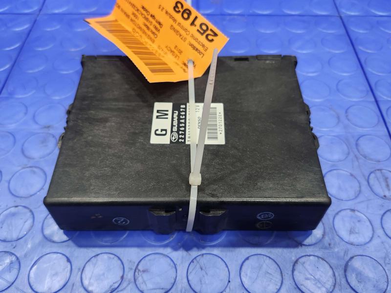 2012 Subaru Legacy Outback 2.5L NON Turbo Electronic Control Module ECU ECM PCM OEM 22765AC67B