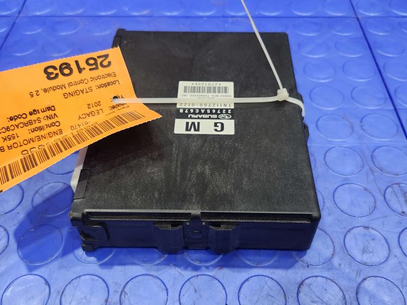 2012 Subaru Legacy Outback 2.5L NON Turbo Electronic Control Module ECU ECM PCM OEM 22765AC67B