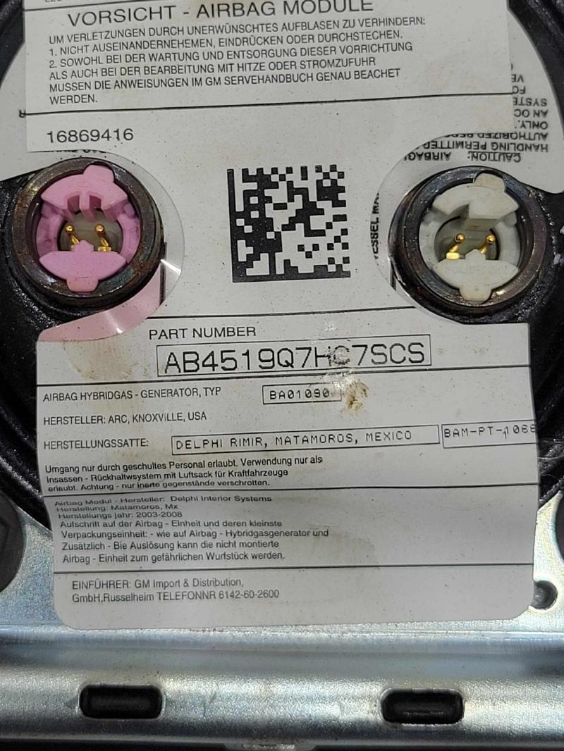 2008 GMC Yukon XL Air Bag
