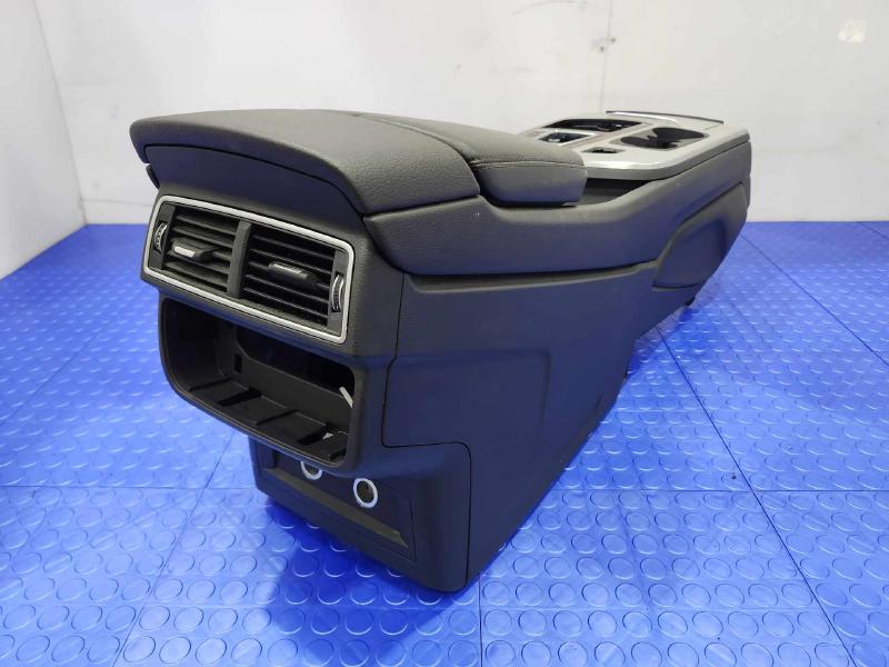 2017-2019 Audi Q7 Center Floor Console Assembly Black Genuine OEM 4M0863243