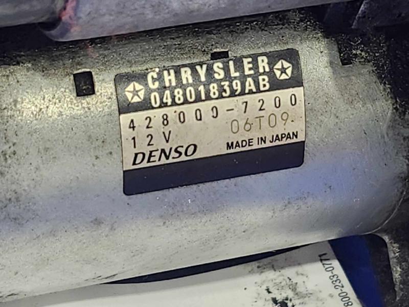 2017 Dodge Grand Caravan Starter Motor