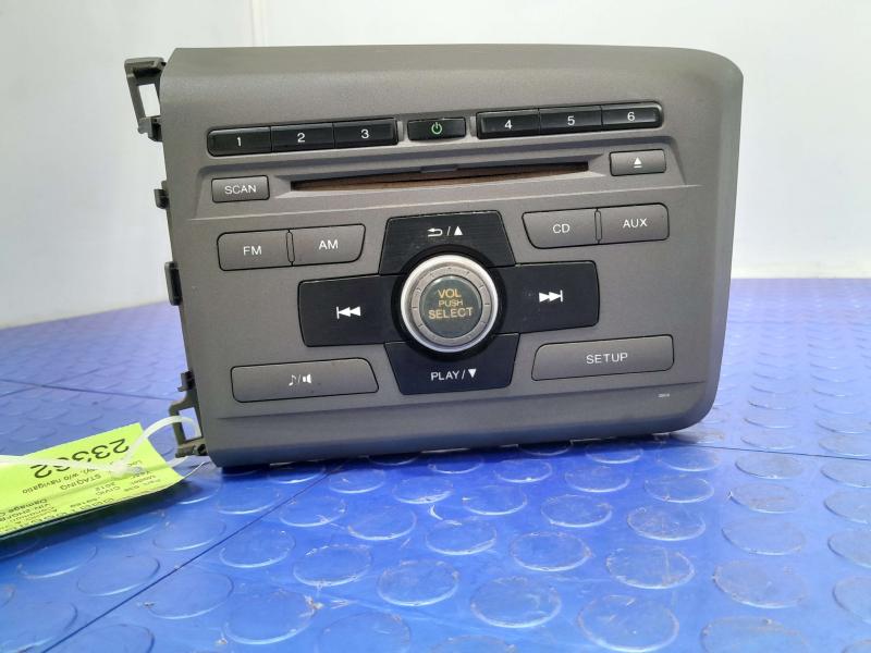 2012 Honda Civic Sedan LX Radio Receiver Assembly AM FM CD MP3 OEM 39100TR0A315M1