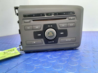 2012 Honda Civic Sedan LX Radio Receiver Assembly AM FM CD MP3 OEM 39100TR0A315M1