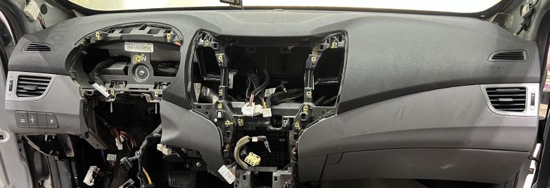 2014-2016 Hyundai Elantra Dashboard Panel Dash Pad - Black / Gray OEM 847103YAA0RY