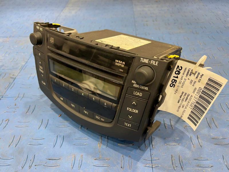 2007 Toyota RAV4 Audio & Visual Equip.(Radio)
