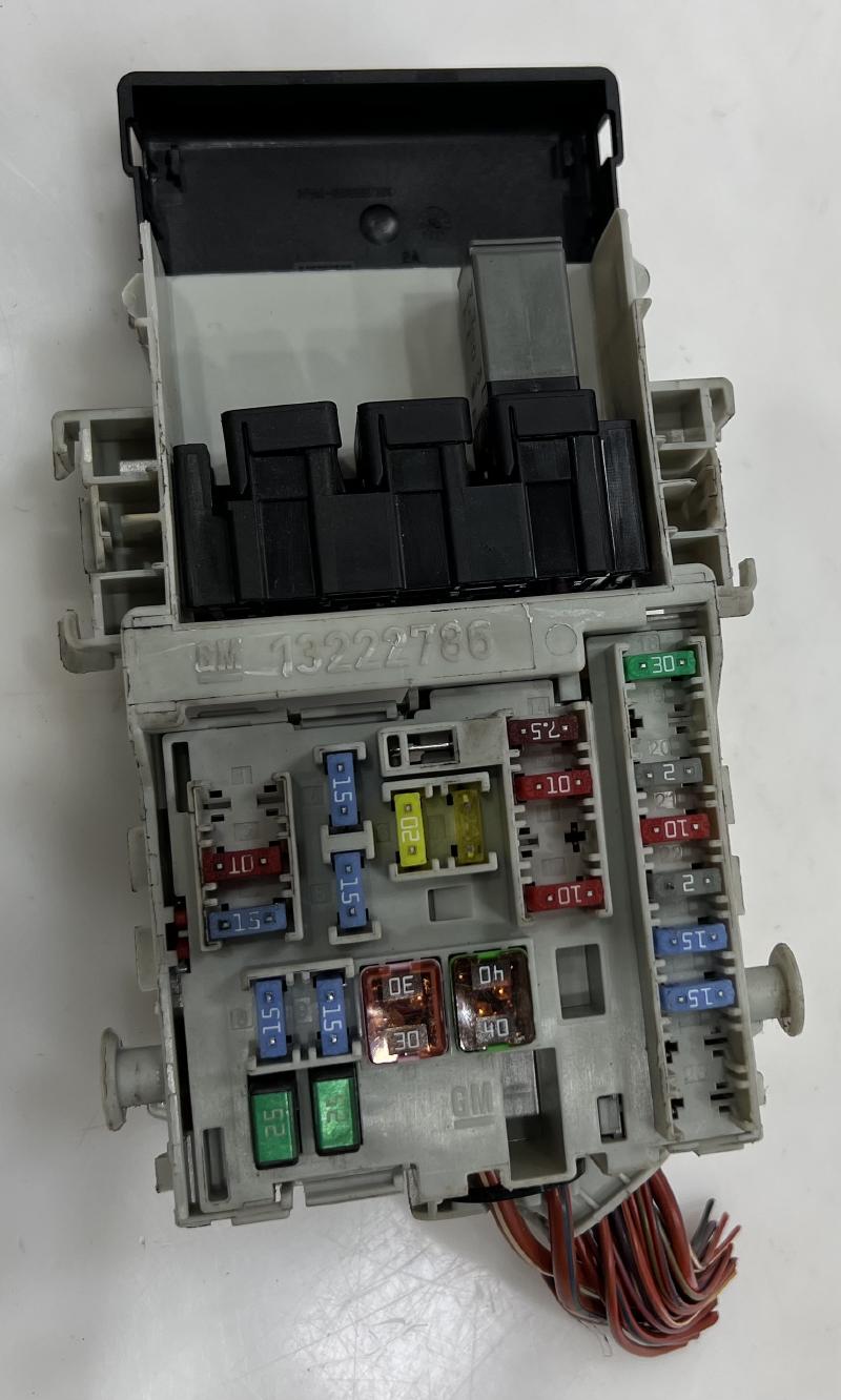 2016 Chevrolet Impala Cabin Fuse Box