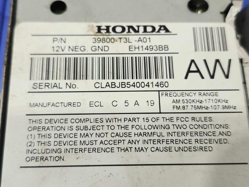 2013-2015 Honda Accord Coupe Radio Tuner Module Genuine OEM Part 39800T3LA01