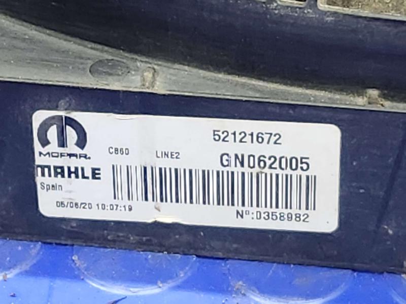 2020 Jeep Renegade Electric Cooling Motor