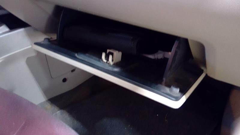 2008 - 2012 Ford Escape Glove Box Compartment Stone Color OEM 8L8Z7806024AA