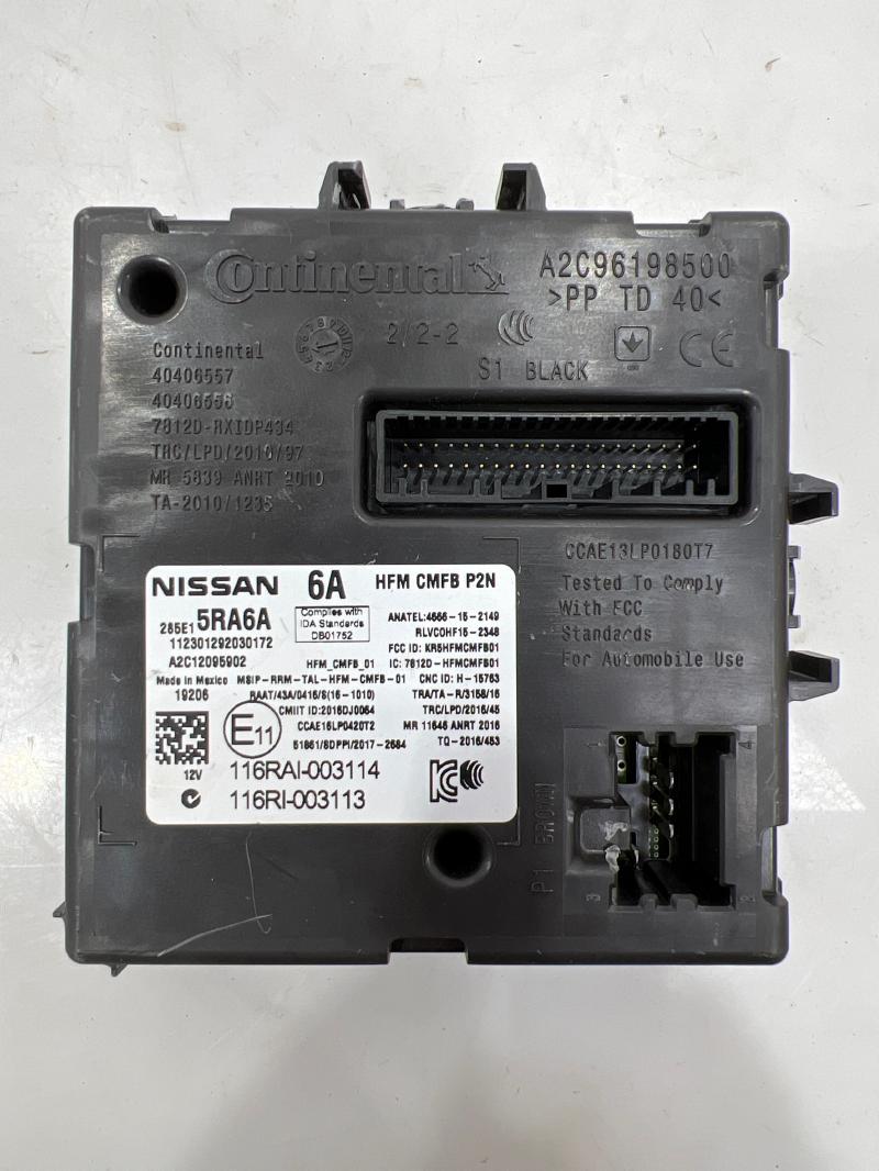 2020 2021 Nissan Versa Smart Keyless Entry Control Module OEM 285E1-5RA6A