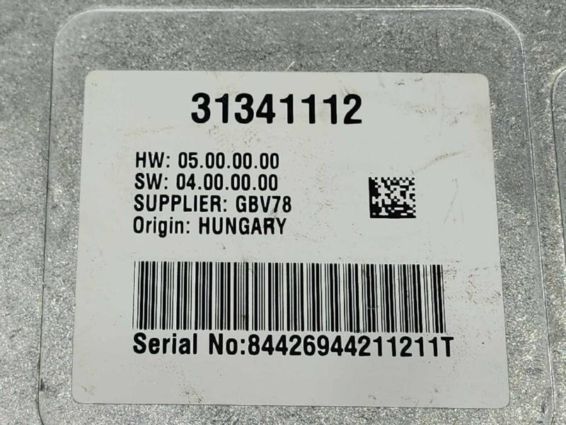 2012 Volvo XC60 Camera Distance Control Module Genuine OEM 31341112