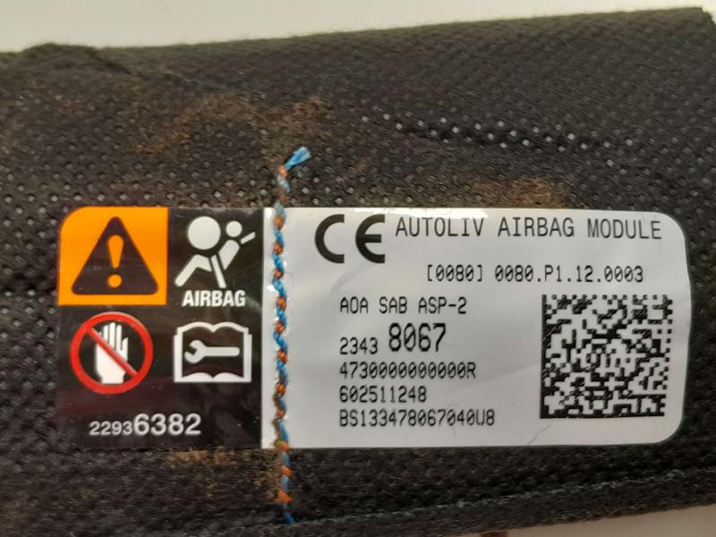 2014 Cadillac ATS Passenger Front Seat Air Bag Inflator Right OEM 23438067