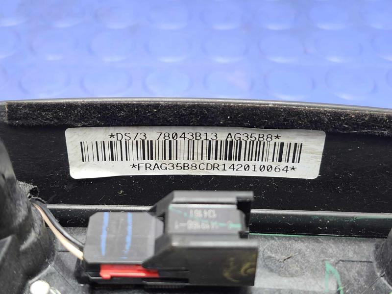 2013-2014 Ford Fusion Driver Steering Wheel Air Bag Black OEM DS7Z78043B13AB