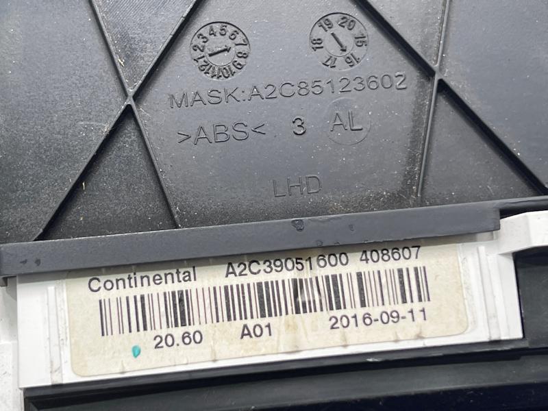 2017 Subaru Legacy Outback 2.5L CVT Instrument Cluster Speedometer OEM 85003AL60A