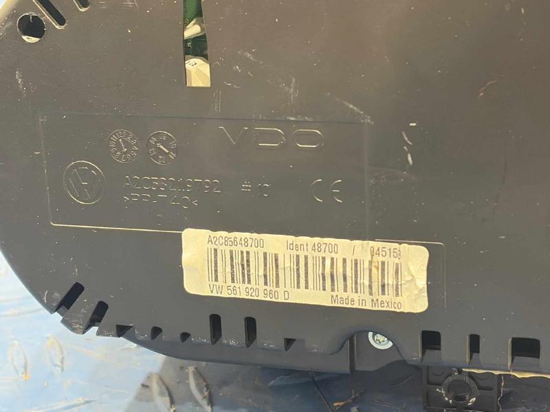 2015 Volkswagen Passat Speedometer