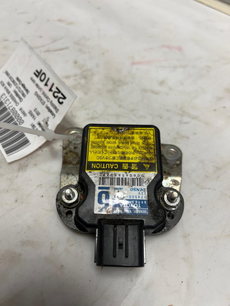2012 Toyota Yaris Chassis Brain Box
