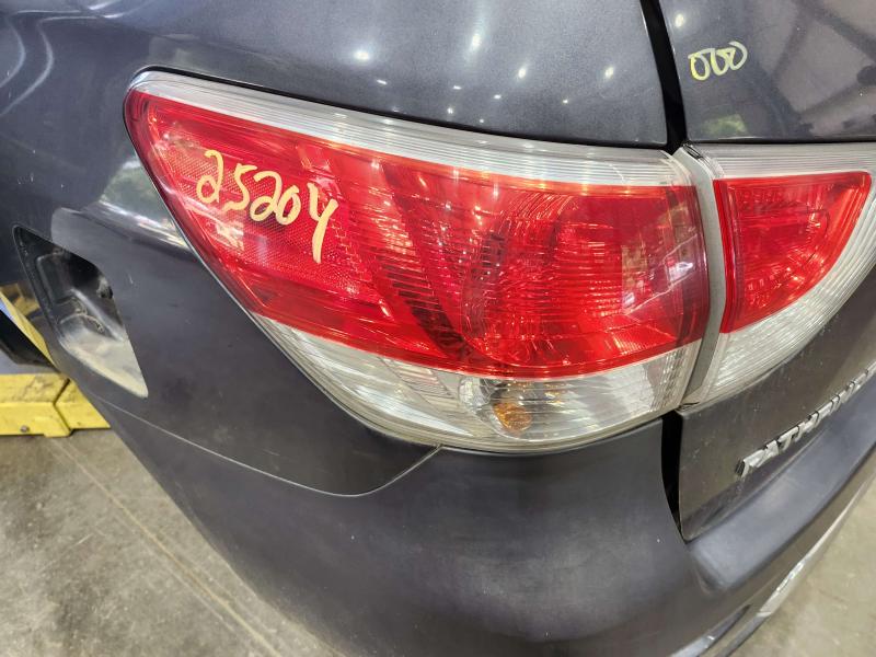 2013 Nissan Pathfinder Tail Light Assembly
