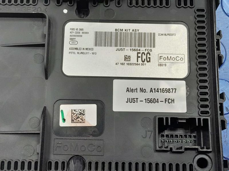 2018-2022 Ford Ecosport Smart Junction Block Body Control Module BCM OEM JU5T-15604-FCG