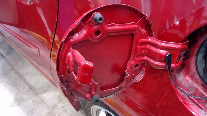 2010 - 2015 Toyota Prius Fuel Door Gas Flap Red 3R3 OEM 7735047030