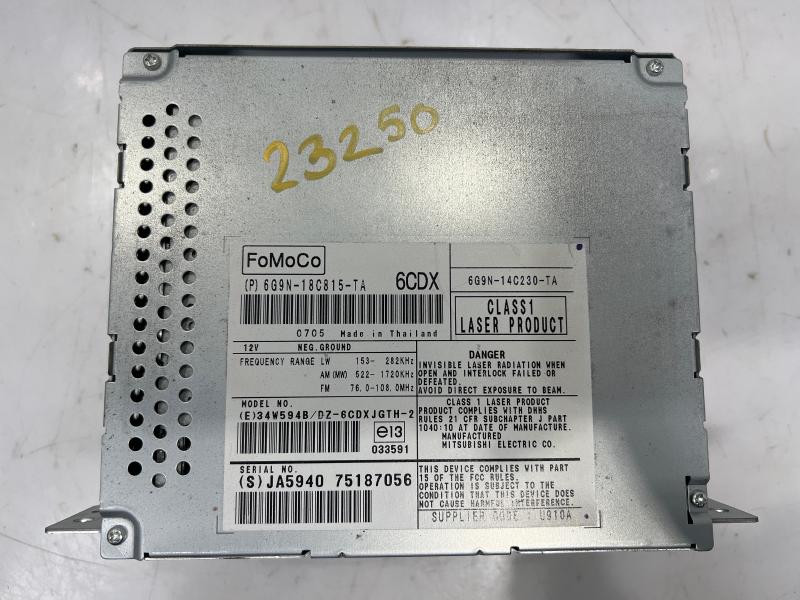 2007 - 2009 Jaguar XK Radio Receiver AM FM CD OEM 6G9N-18C815-TA